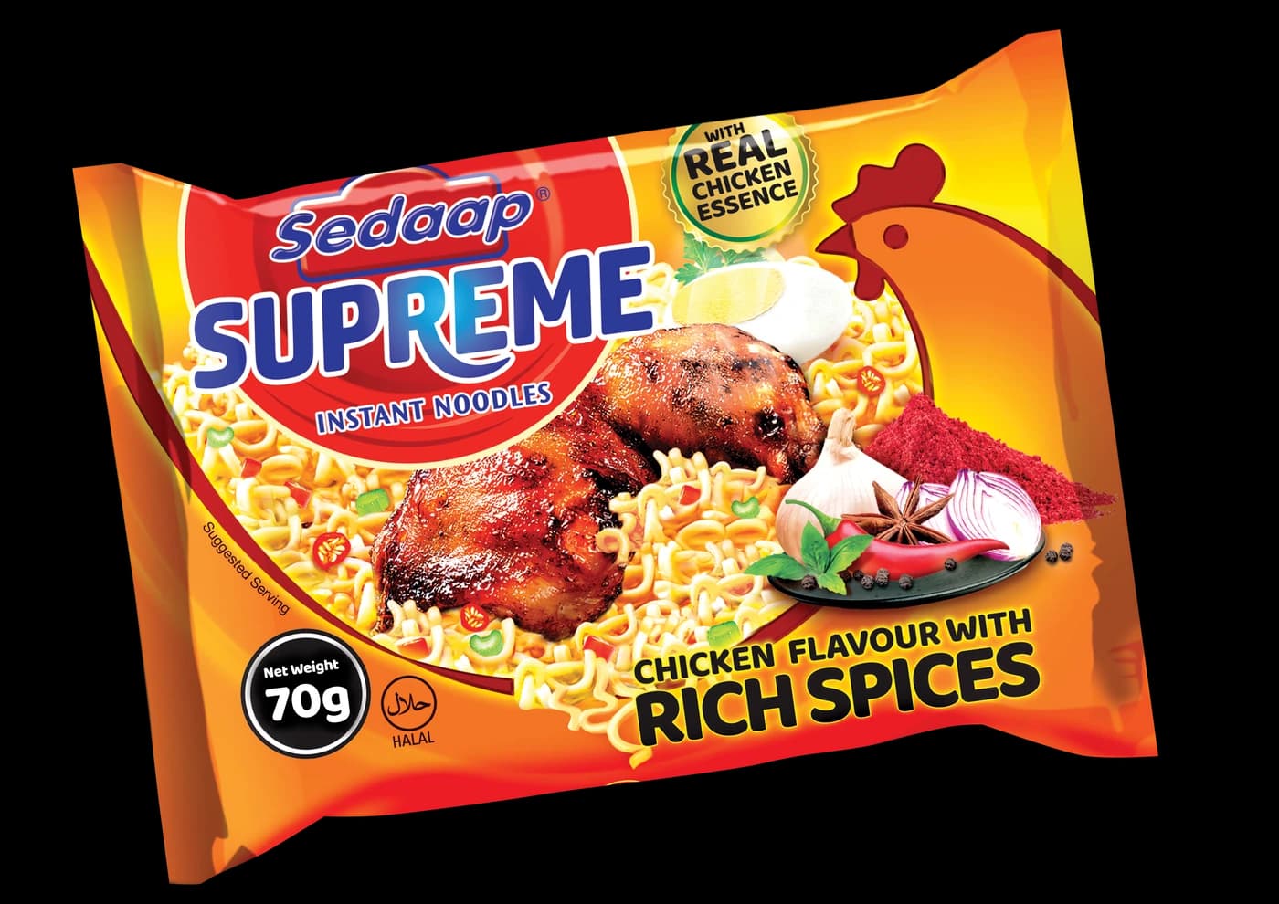 Sedaap Supreme Chicken Flavour with Rich Spices pack